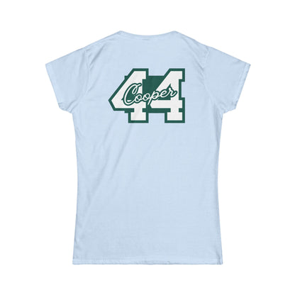 Personalized Baseball Love Tee — Custom Back Name & Number
