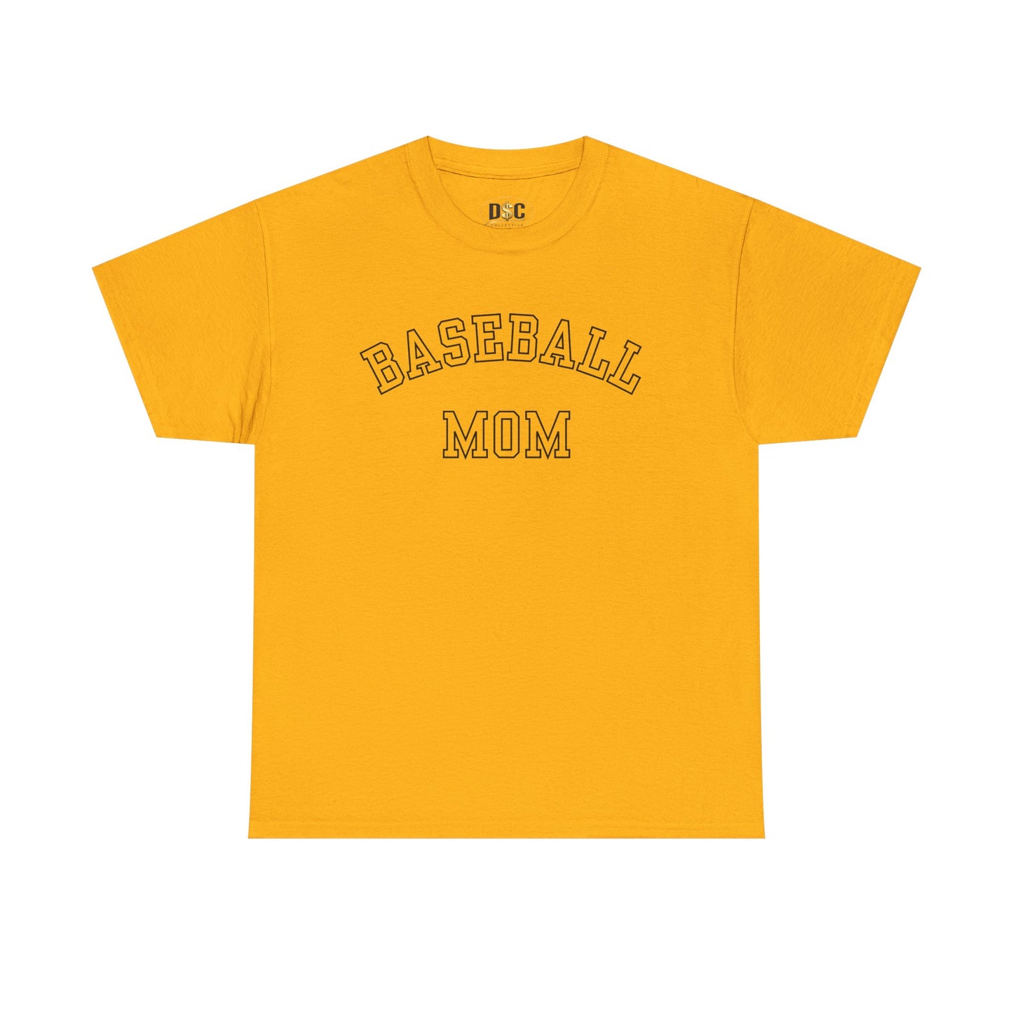 Baseball Mom T-Shirt – Vintage Collegiate Script Tee for Game Day