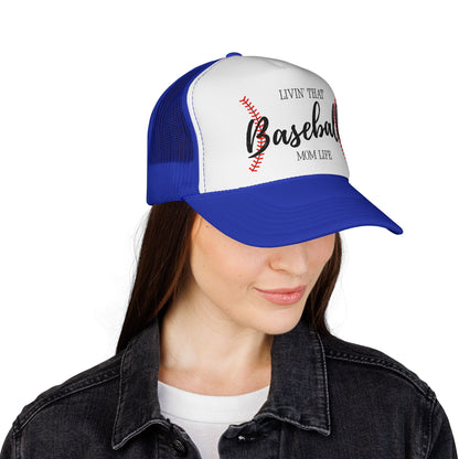 Baseball Mom Life Trucker Cap