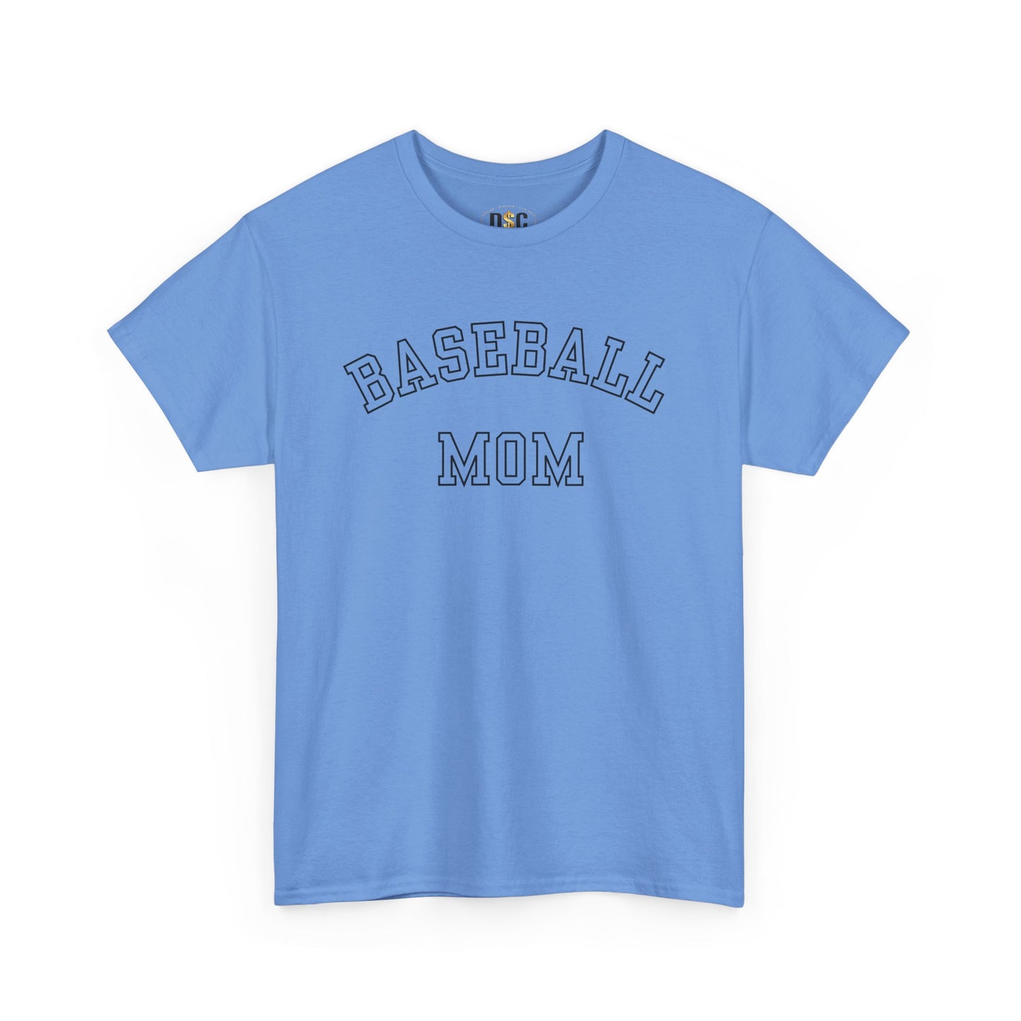 Baseball Mom T-Shirt – Vintage Collegiate Script Tee for Game Day