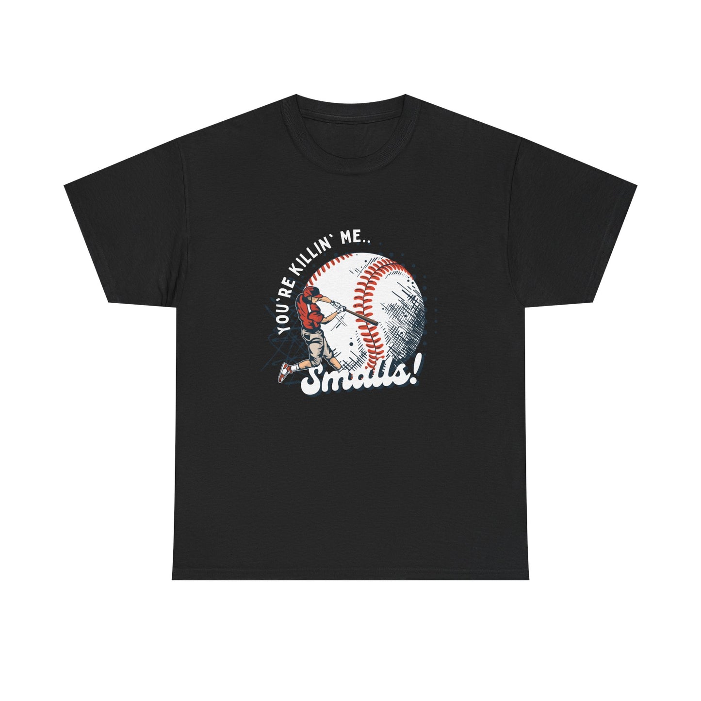 Baseball Smash Tee – 'Smash!' Graphic Soft Cotton Baseball Shirt