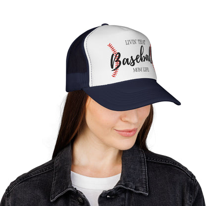 Baseball Mom Life Trucker Cap