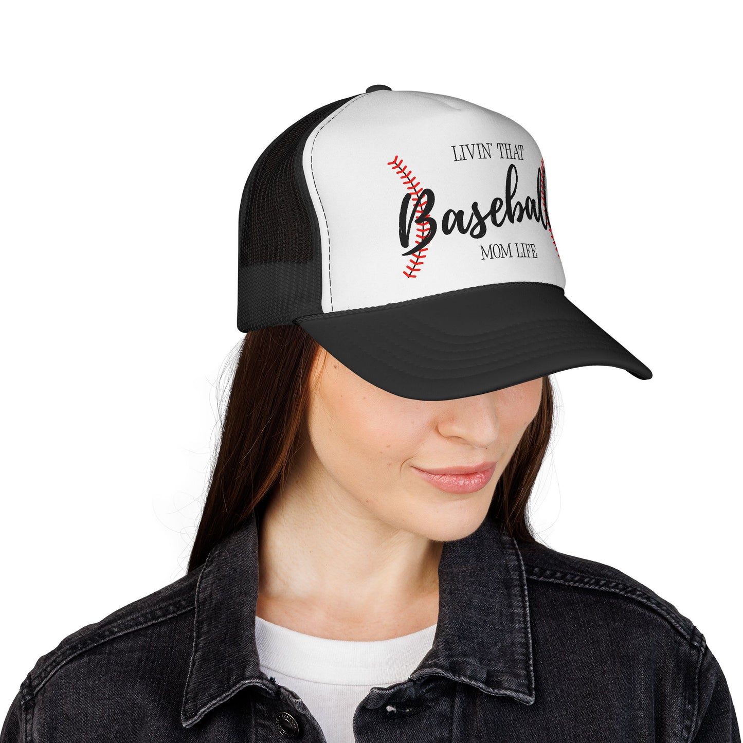 Baseball Mom Life Trucker Cap