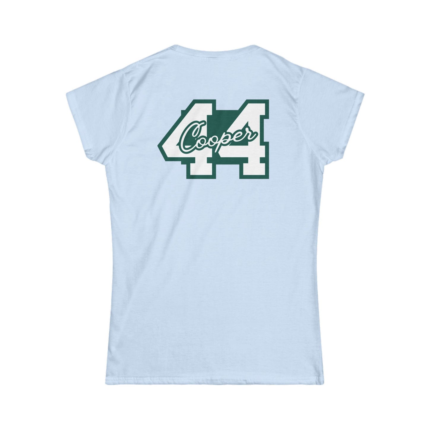 Personalized Baseball Love Tee — Custom Back Name & Number