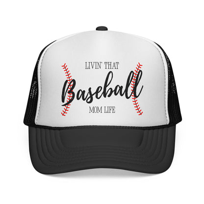 Baseball Mom Life Trucker Cap