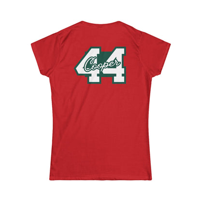 Personalized Baseball Love Tee — Custom Back Name & Number
