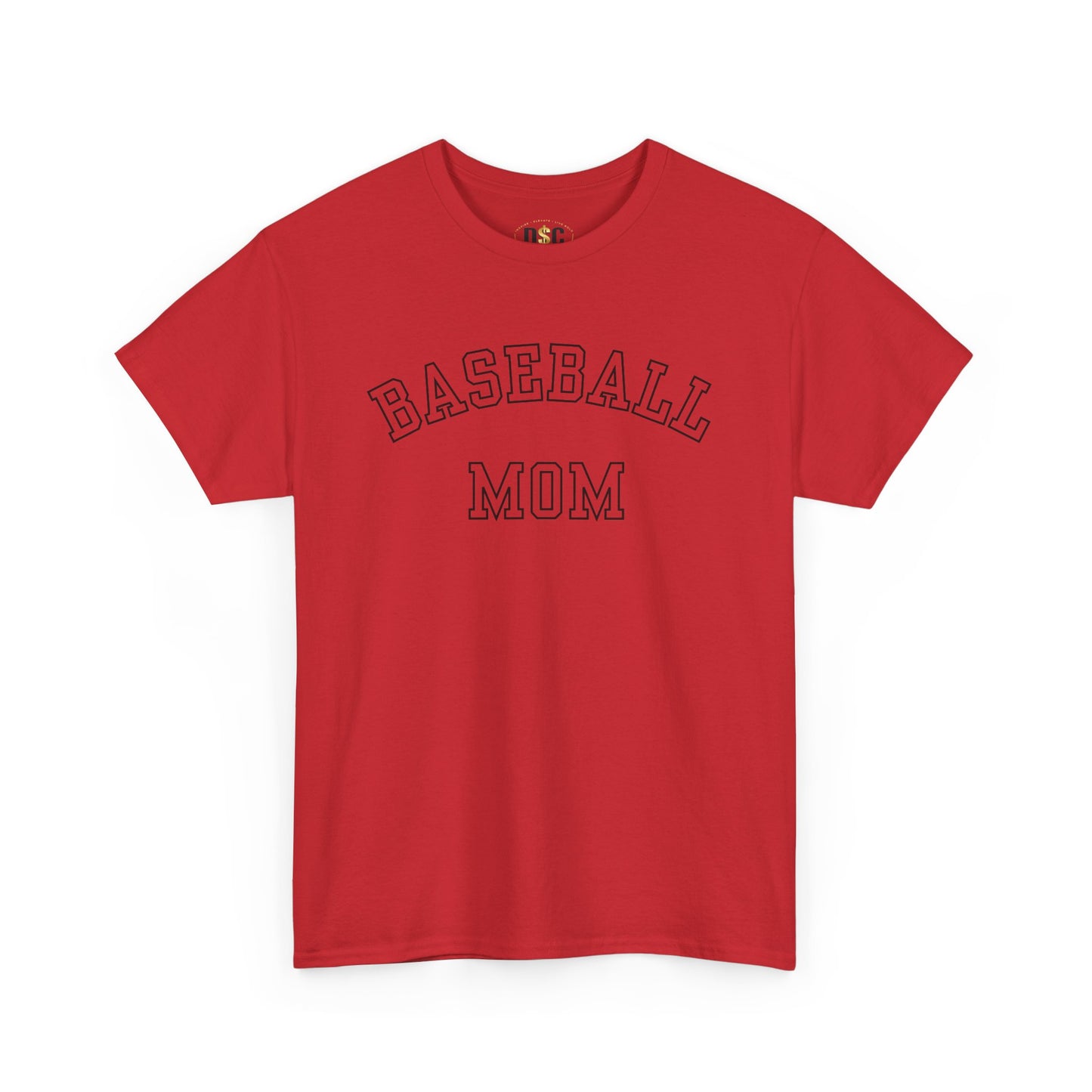 Baseball Mom T-Shirt – Vintage Collegiate Script Tee for Game Day