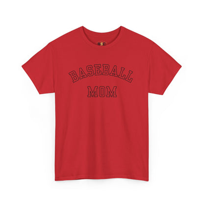 Baseball Mom T-Shirt – Vintage Collegiate Script Tee for Game Day