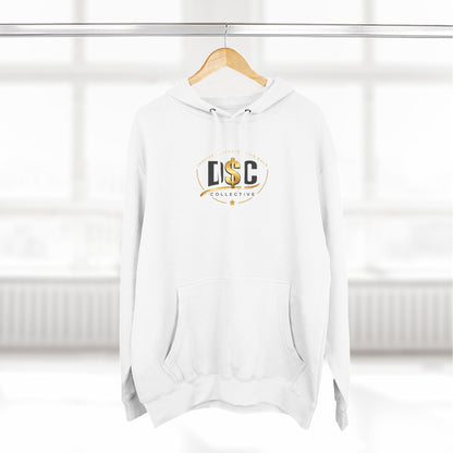 Pray. Hustle. Repeat. Fleece Hoodie — Motivational Three-Panel Heavy Pullover