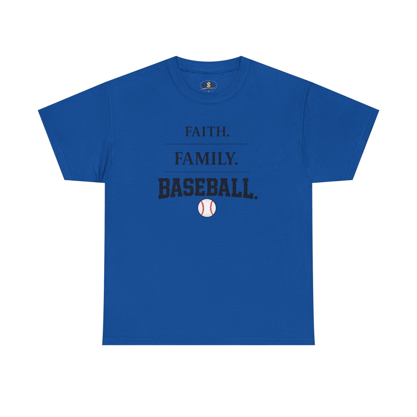 Faith. Family. Baseball. Tee