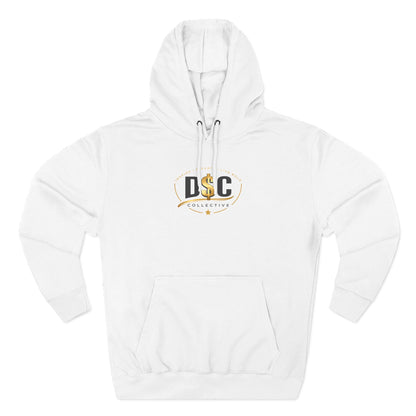 Pray. Hustle. Repeat. Fleece Hoodie — Motivational Three-Panel Heavy Pullover