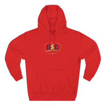 Pray. Hustle. Repeat. Fleece Hoodie — Motivational Three-Panel Heavy Pullover