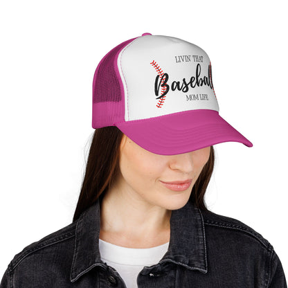 Baseball Mom Life Trucker Cap