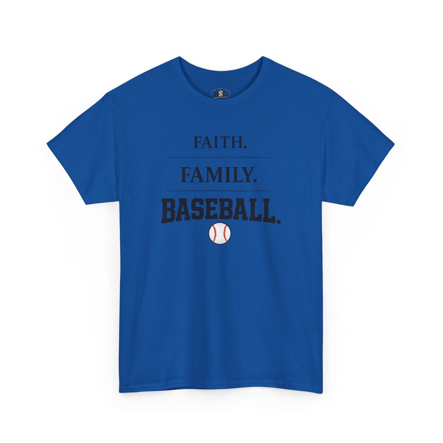 Faith. Family. Baseball. Tee