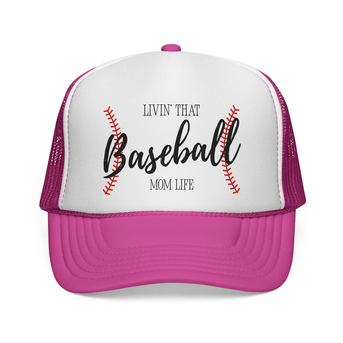 Baseball Mom Life Trucker Cap