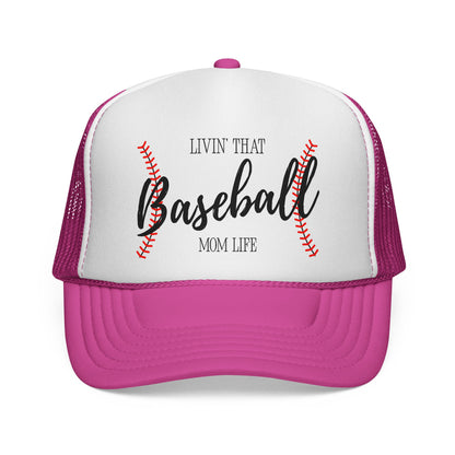 Baseball Mom Life Trucker Cap