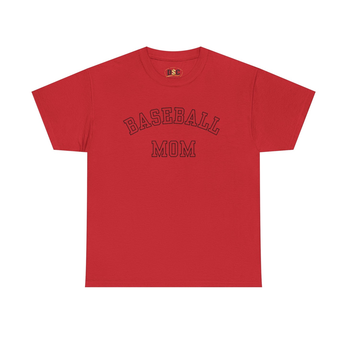 Baseball Mom T-Shirt – Vintage Collegiate Script Tee for Game Day