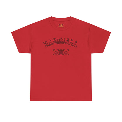Baseball Mom T-Shirt – Vintage Collegiate Script Tee for Game Day
