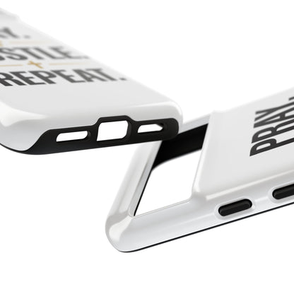 Pray Hustle Repeat Phone Case — Tough Protective Phone Cover