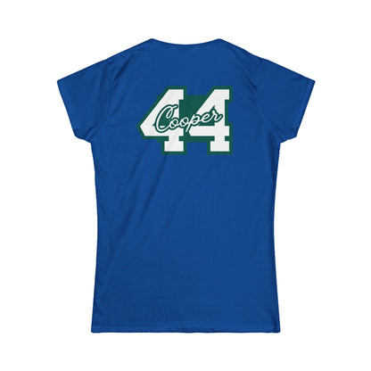 Personalized Baseball Love Tee — Custom Back Name & Number