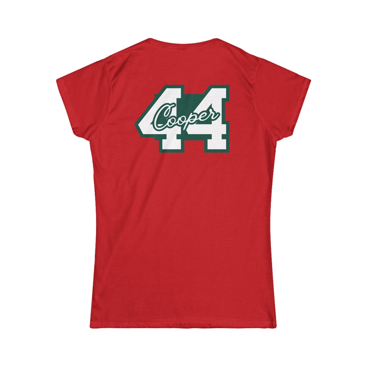 Personalized Baseball Love Tee — Custom Back Name & Number