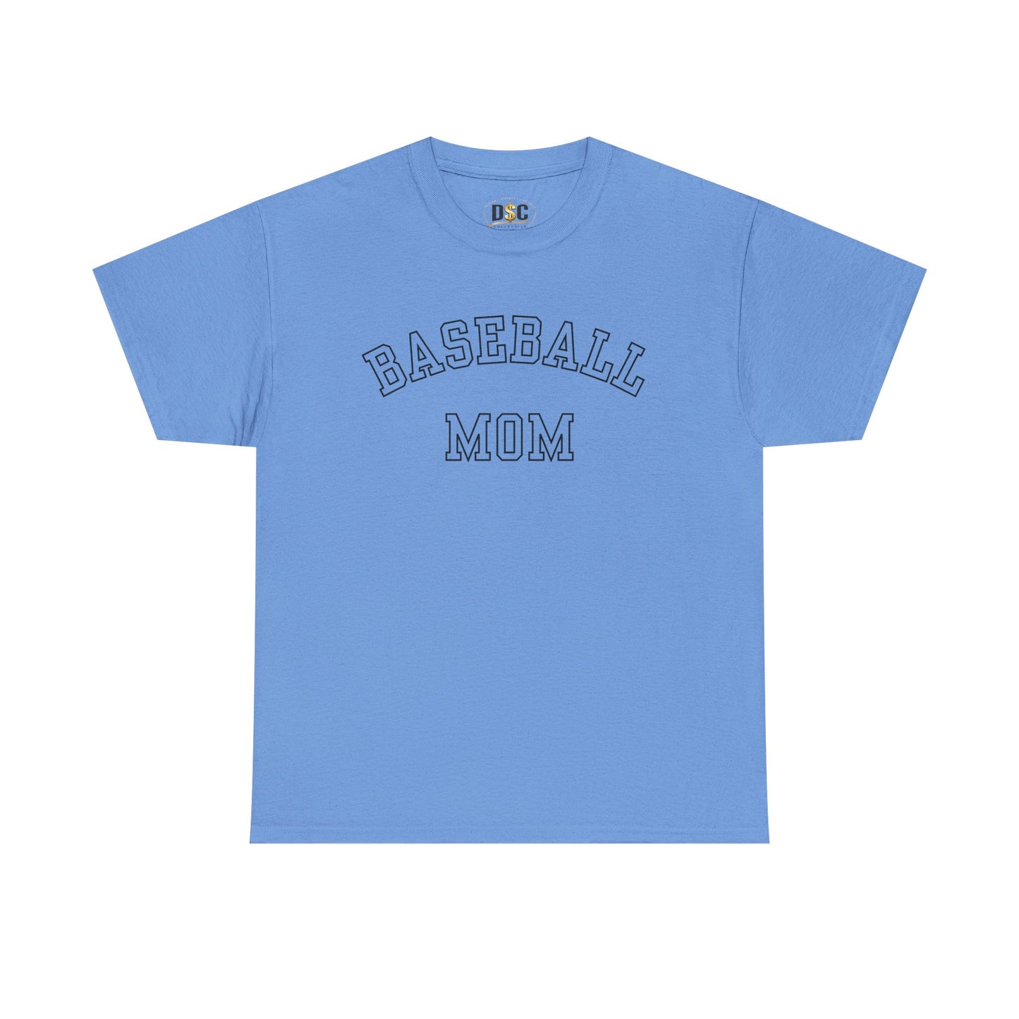 Baseball Mom T-Shirt – Vintage Collegiate Script Tee for Game Day