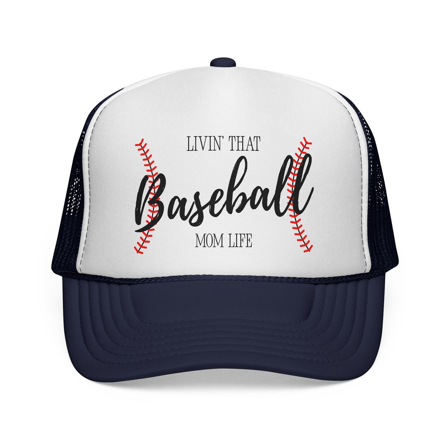 Baseball Mom Life Trucker Cap